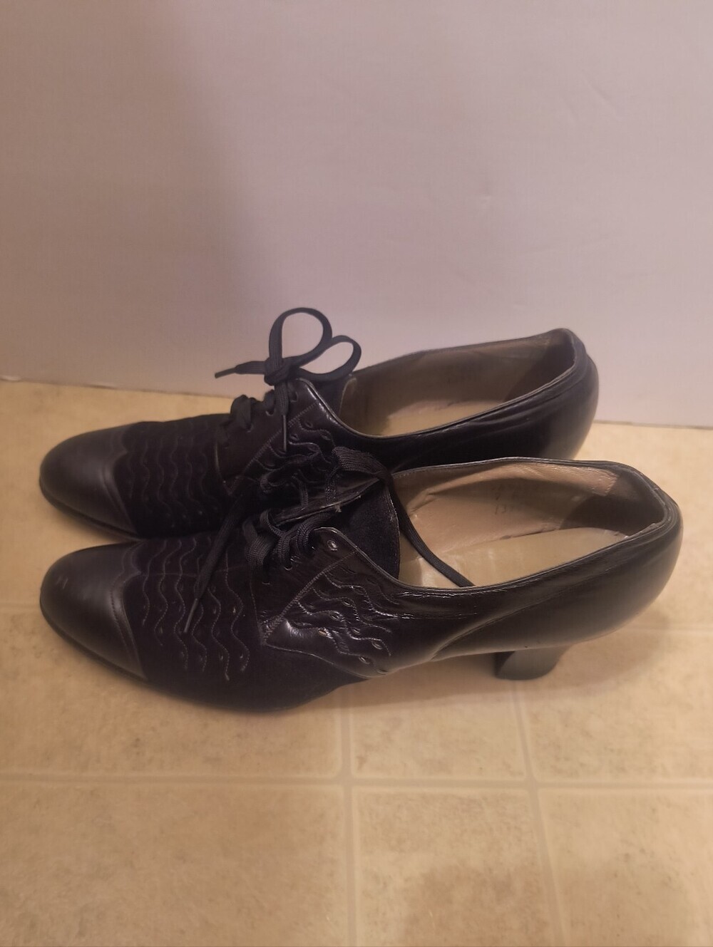 Rare True Vintage Pre-WWII Red Cross Shoe Oxford Pumps - Picture 5 of 12